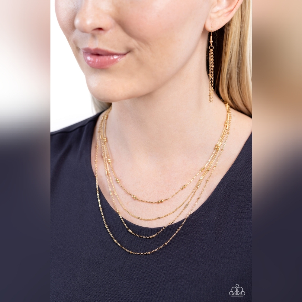 Studded Shimmer Necklace